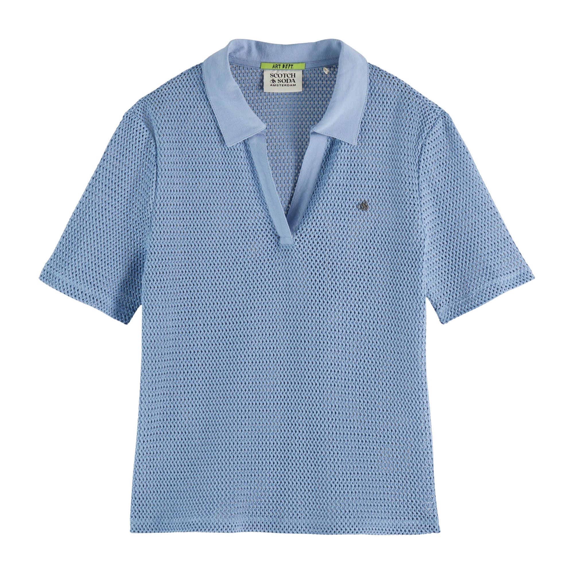 Scotch & Soda Crochet Polo shirt Women | Plutosport